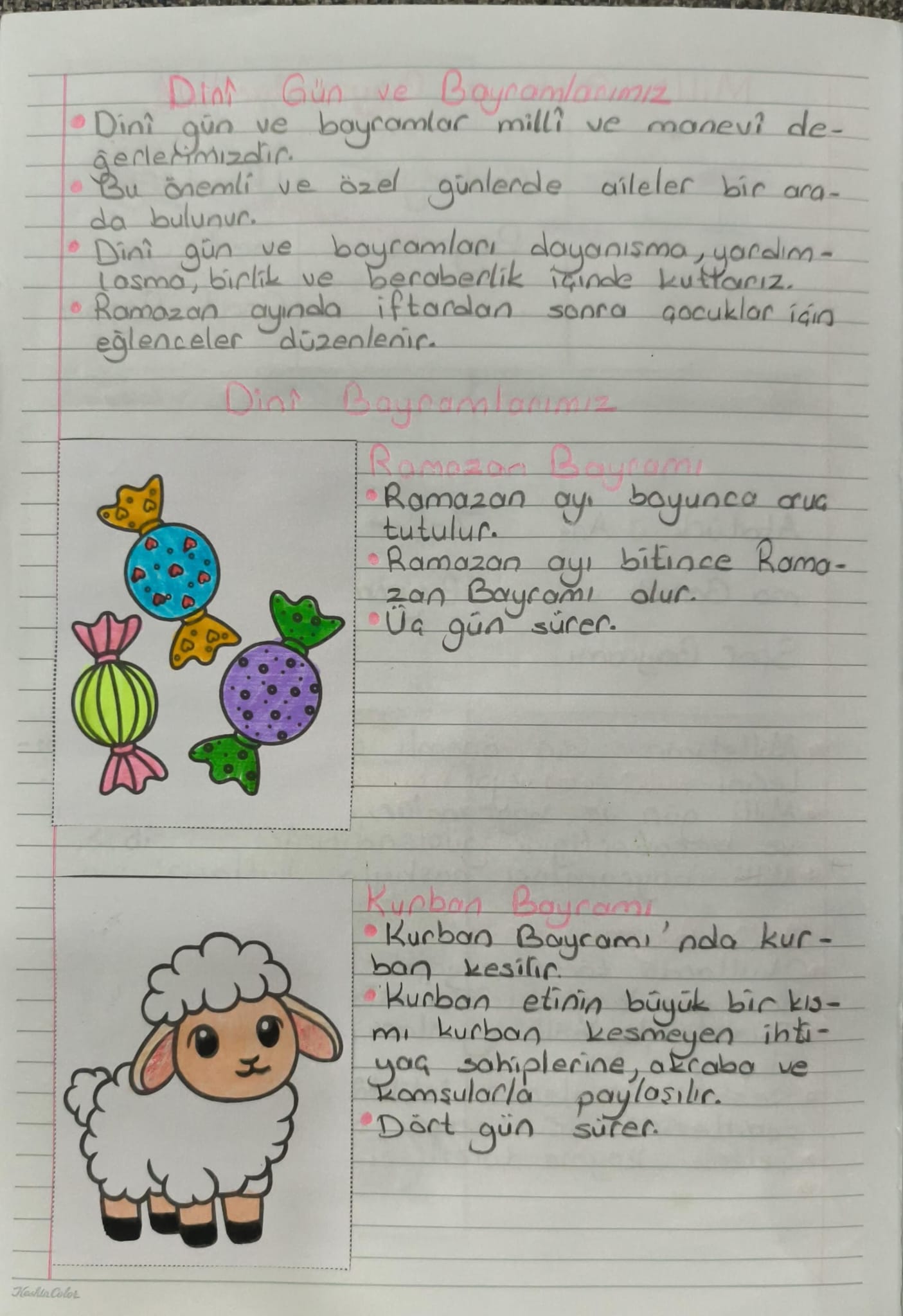 Dini Bayramlarımız Konu Özeti