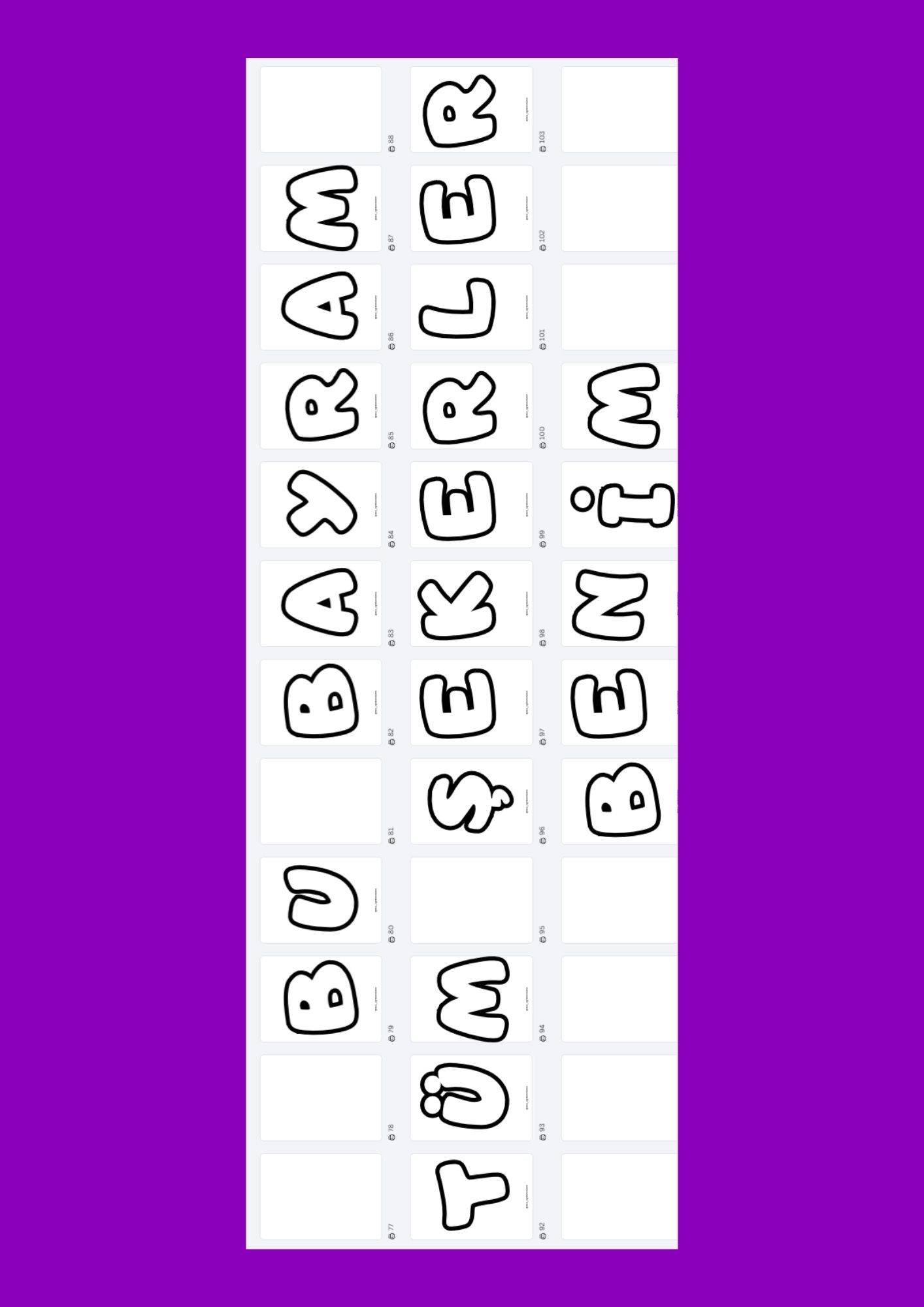 Bayram Panosu Bu Bayram Harfler