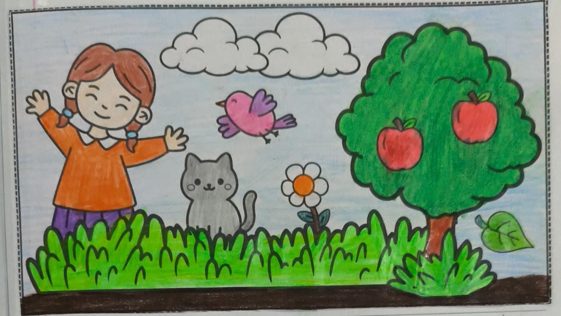 Doğayla Baş Başa Defter Çalışması