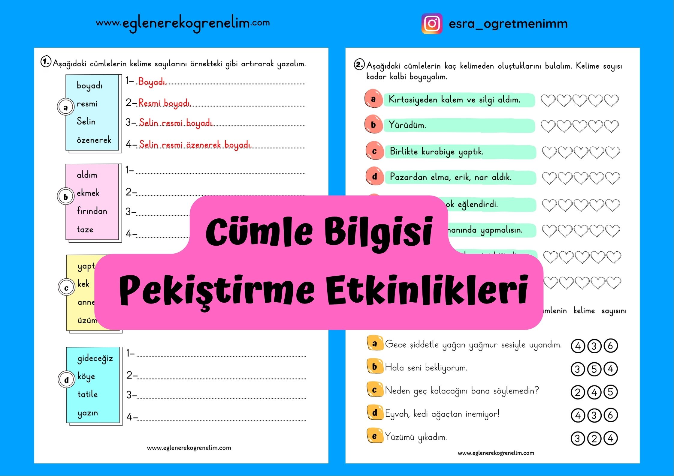 Cümle Bilgisi Pekiştirme