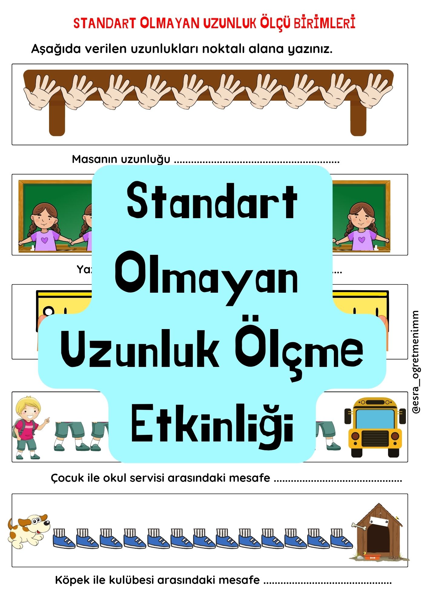 Standart Olmayan Uzunluk Ölçüleri Etkinlik