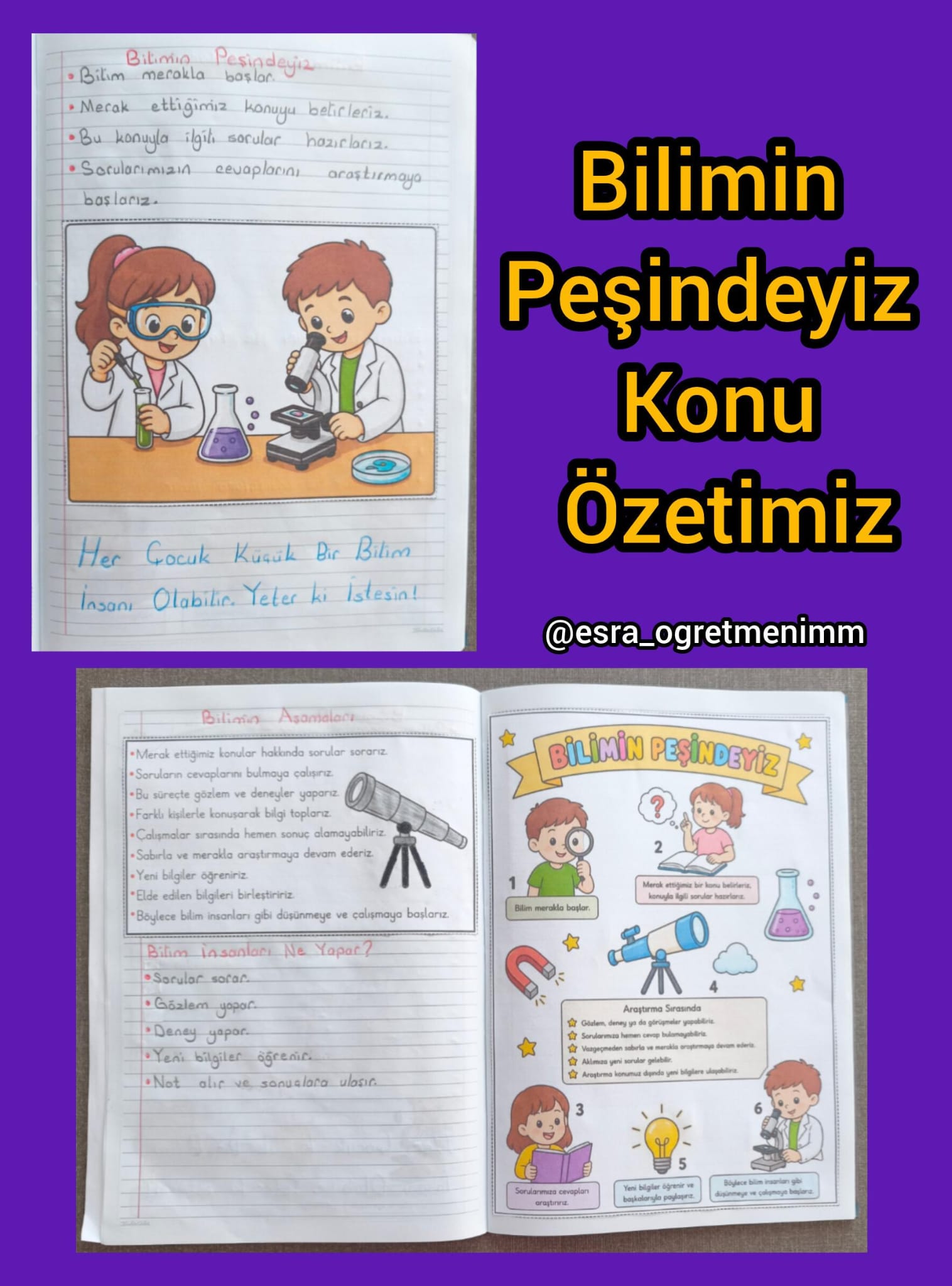 Bilimin Pesindeyiz Konu Özeti