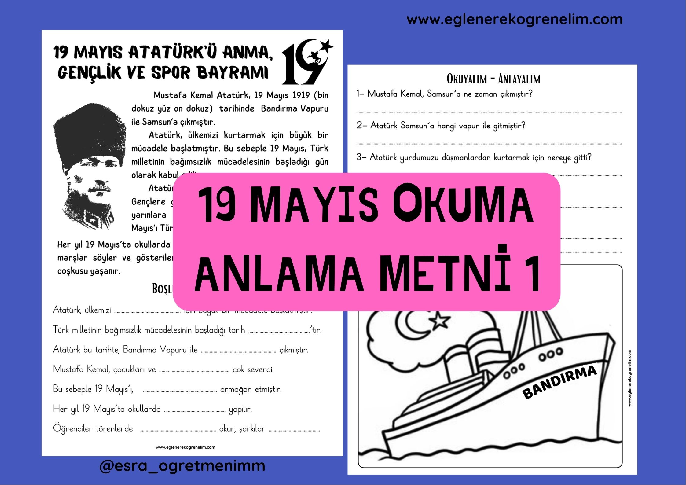 19 Mayıs Okuma Anlama Metni 1
