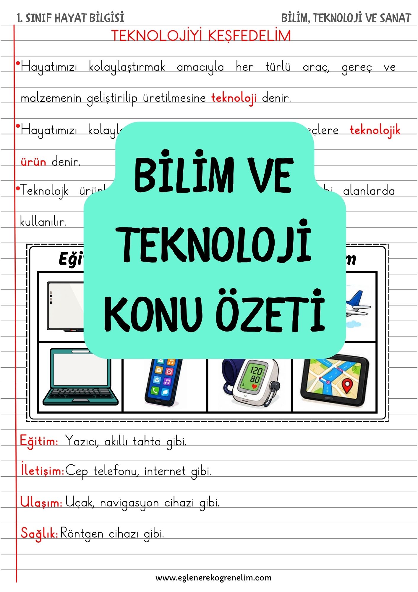 Bilim ve Teknoloji Konu Özeti