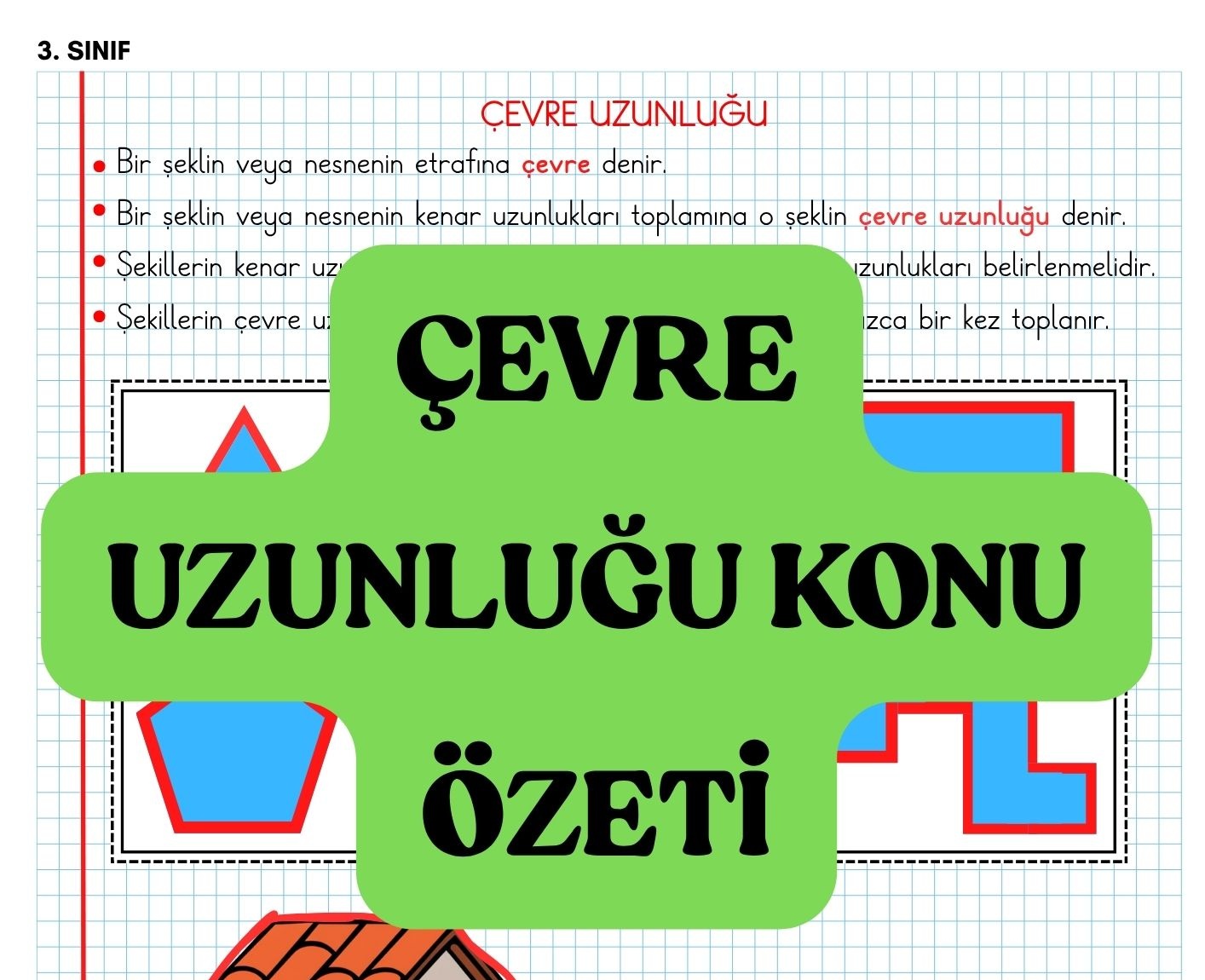 Çevre Uzunluğu Hesaplama Konu Özeti