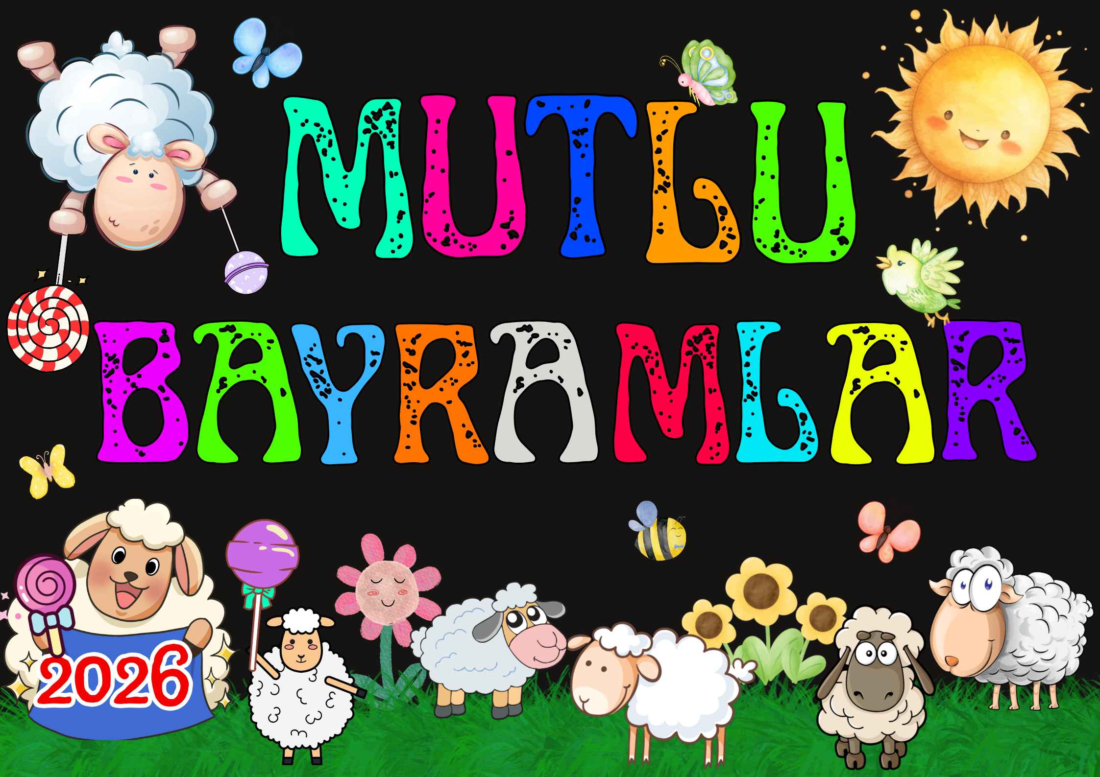Kurban Bayramı Dijital Pano Mutlu Bayramlar