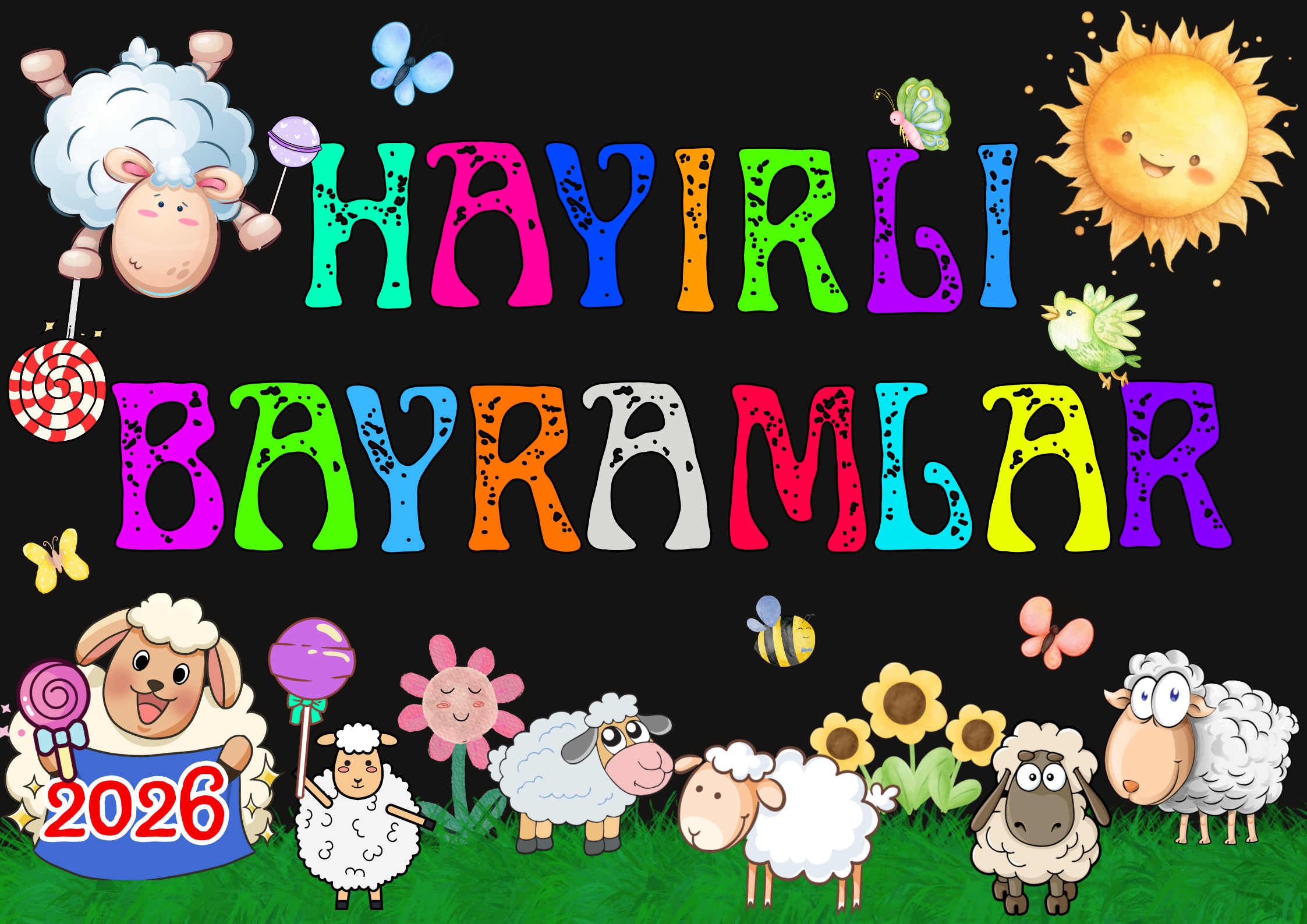 Kurban Bayramı Dijital Pano Hayırlı Bayramlar