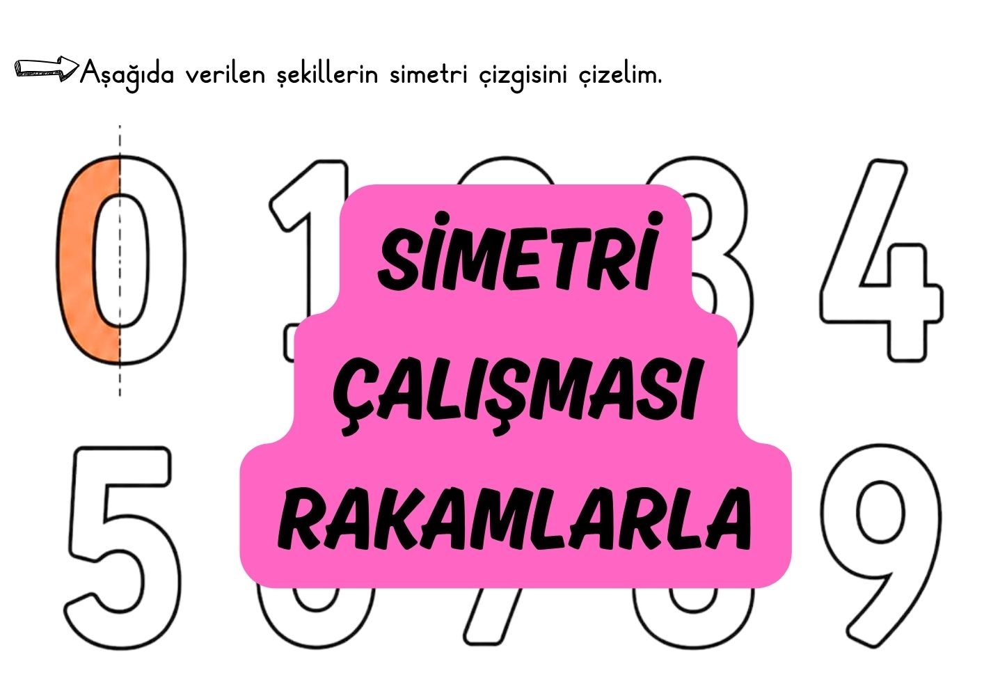 Simetri Çalışması Rakamlarla