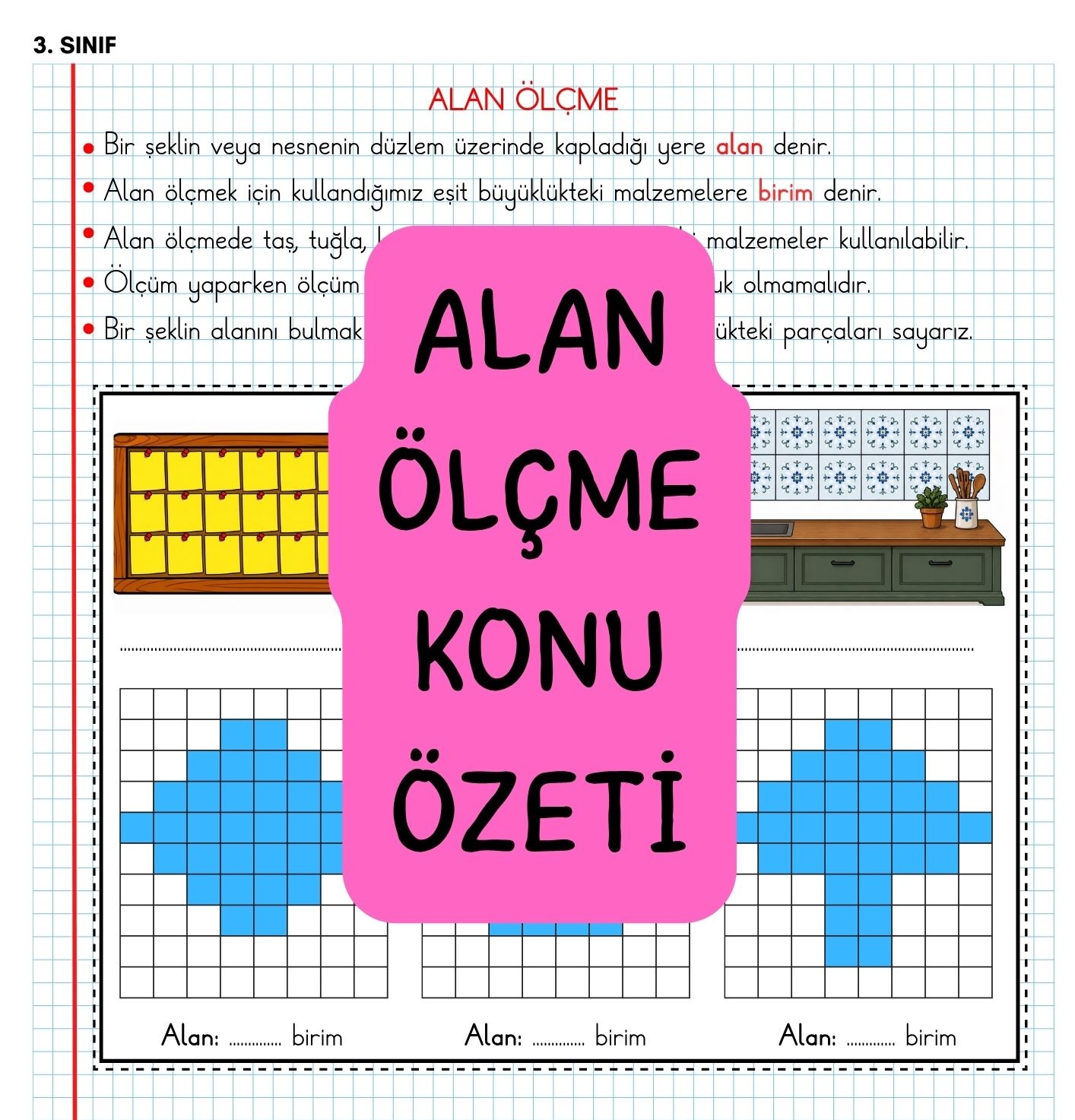 Alan Ölçme Konu Özeti