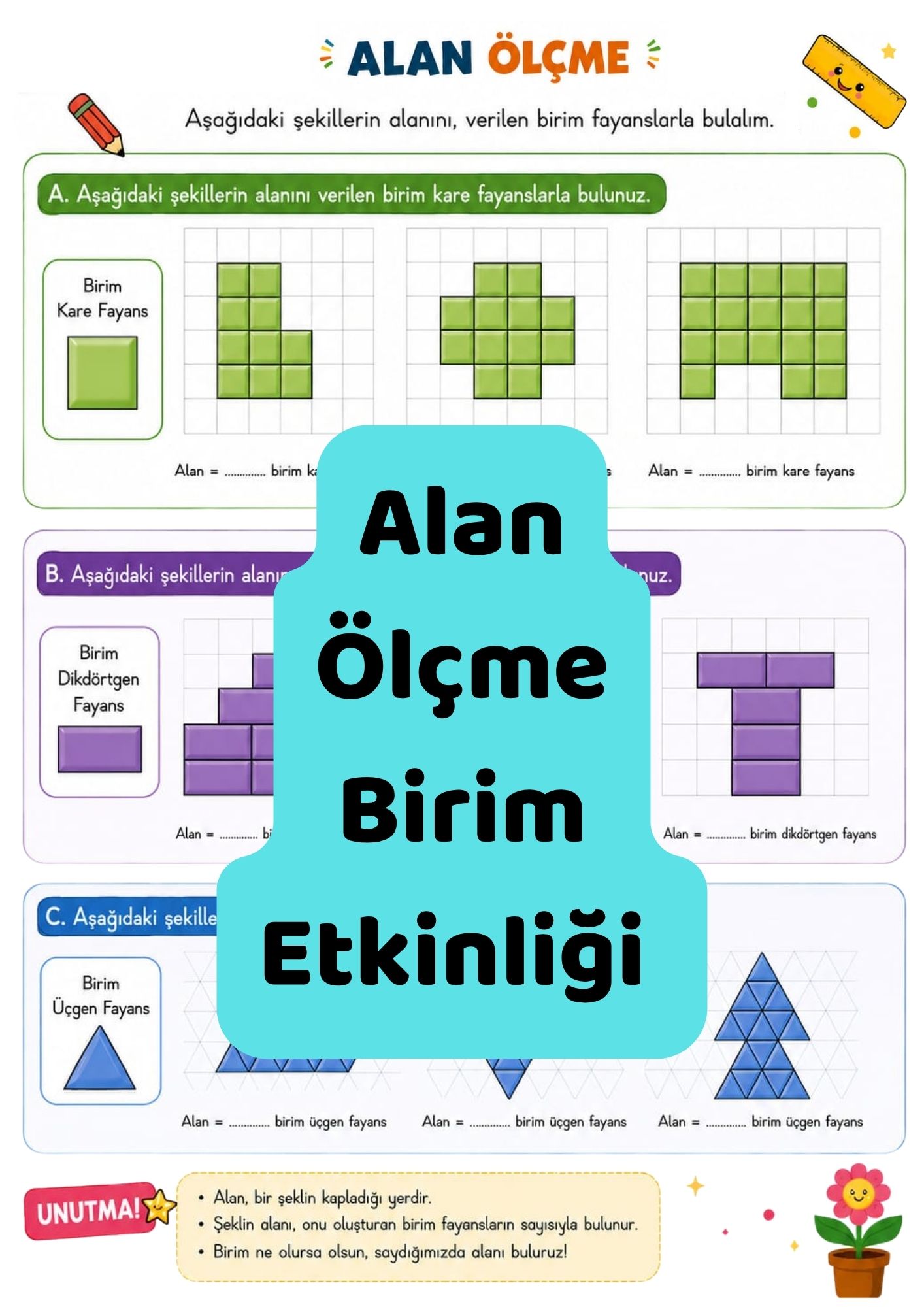 Alan Ölçme Birim Etkinliği
