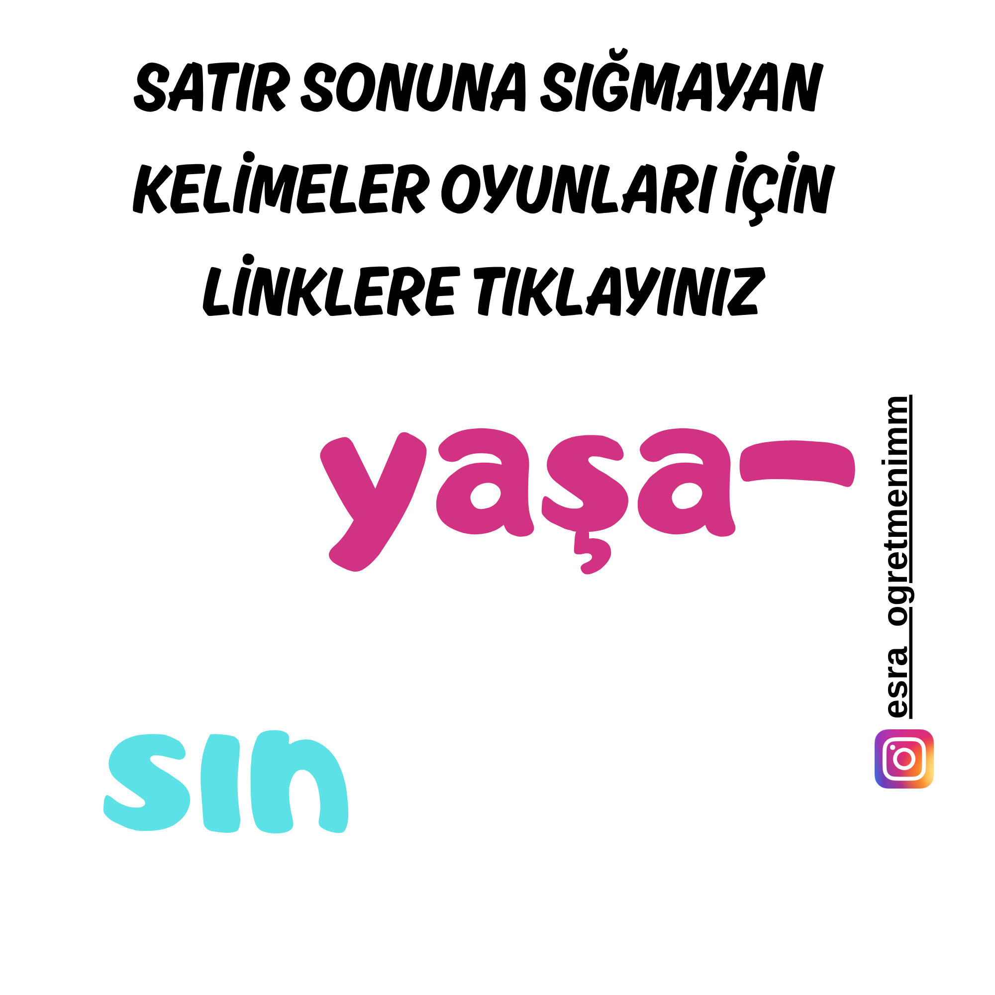 Satır Sonuna Sığmayan Kelimeler Oyunu