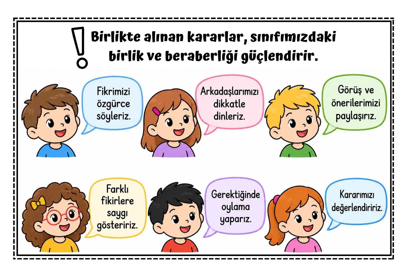 Karar Verme Zamanı Defter Çalışması 1