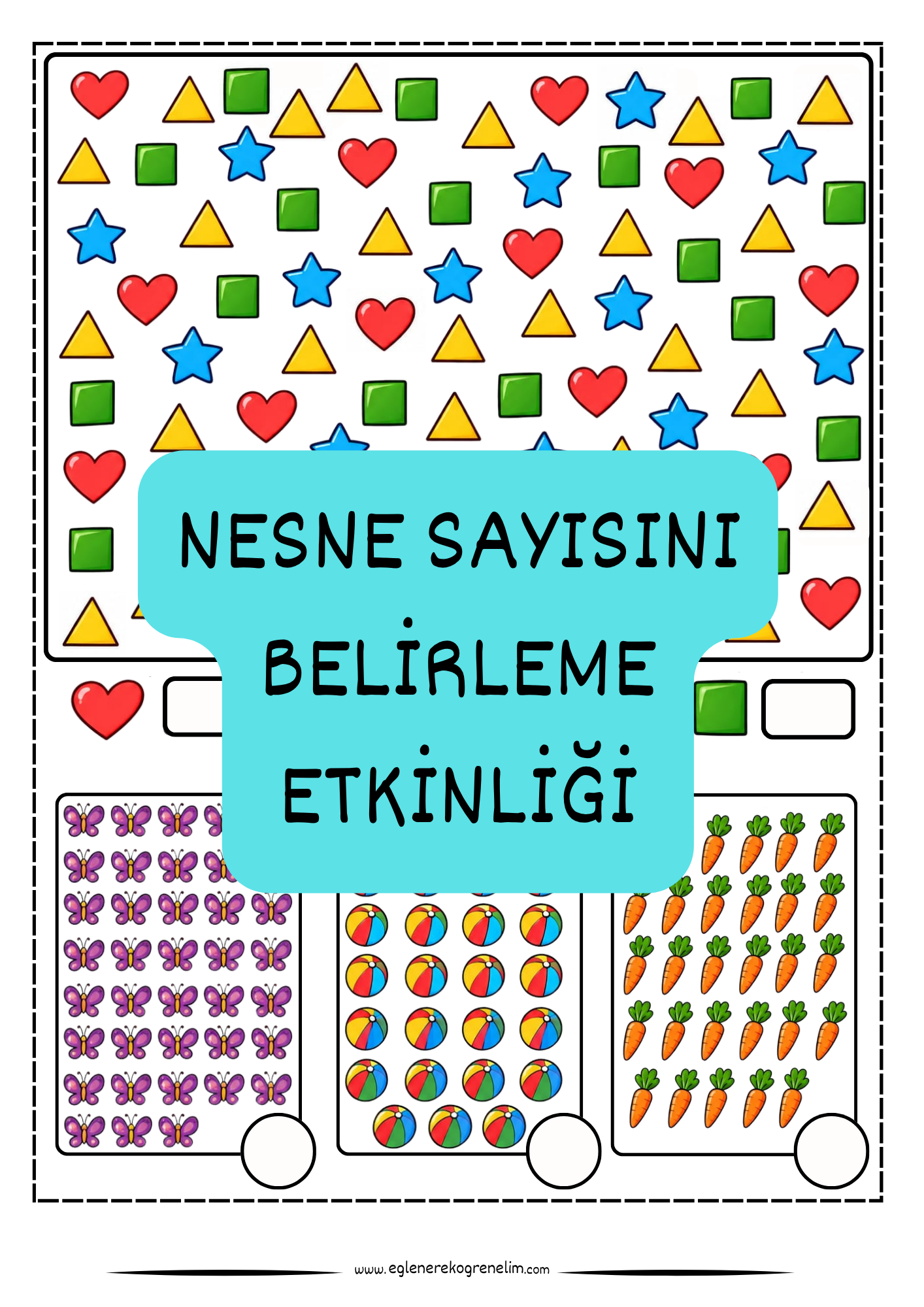 Nesne Sayısını Belirleme Etkinliği Defter
