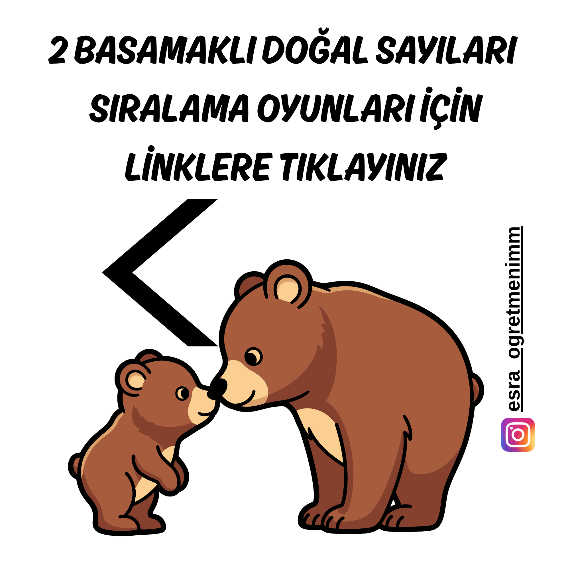 2 Basamaklı Doğal Sayıları Sıralama Oyunları