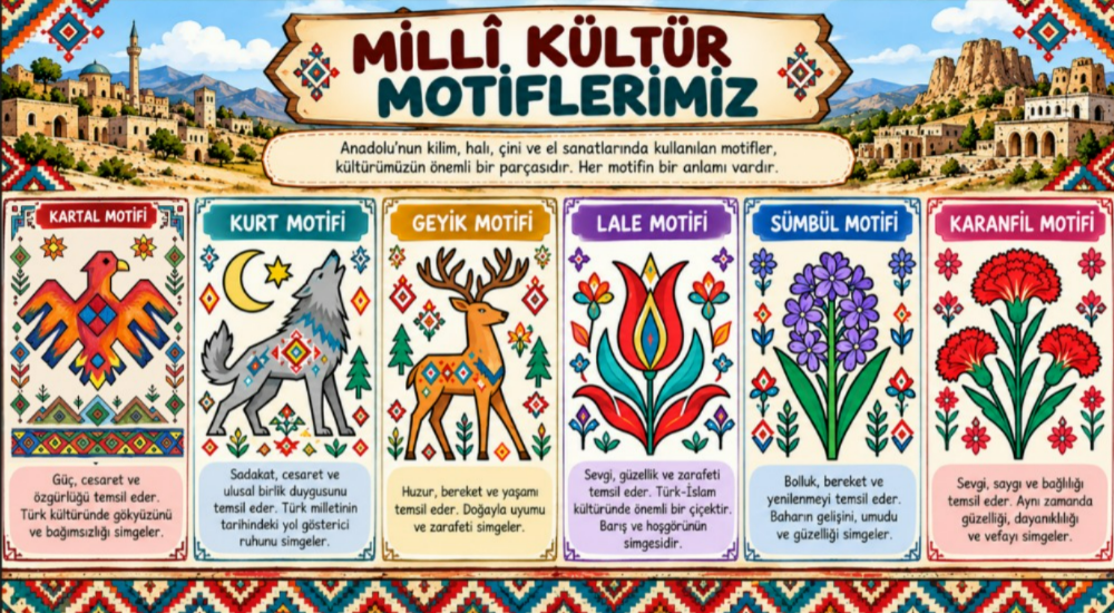 Türk Motifleri Boyama Etkinliği