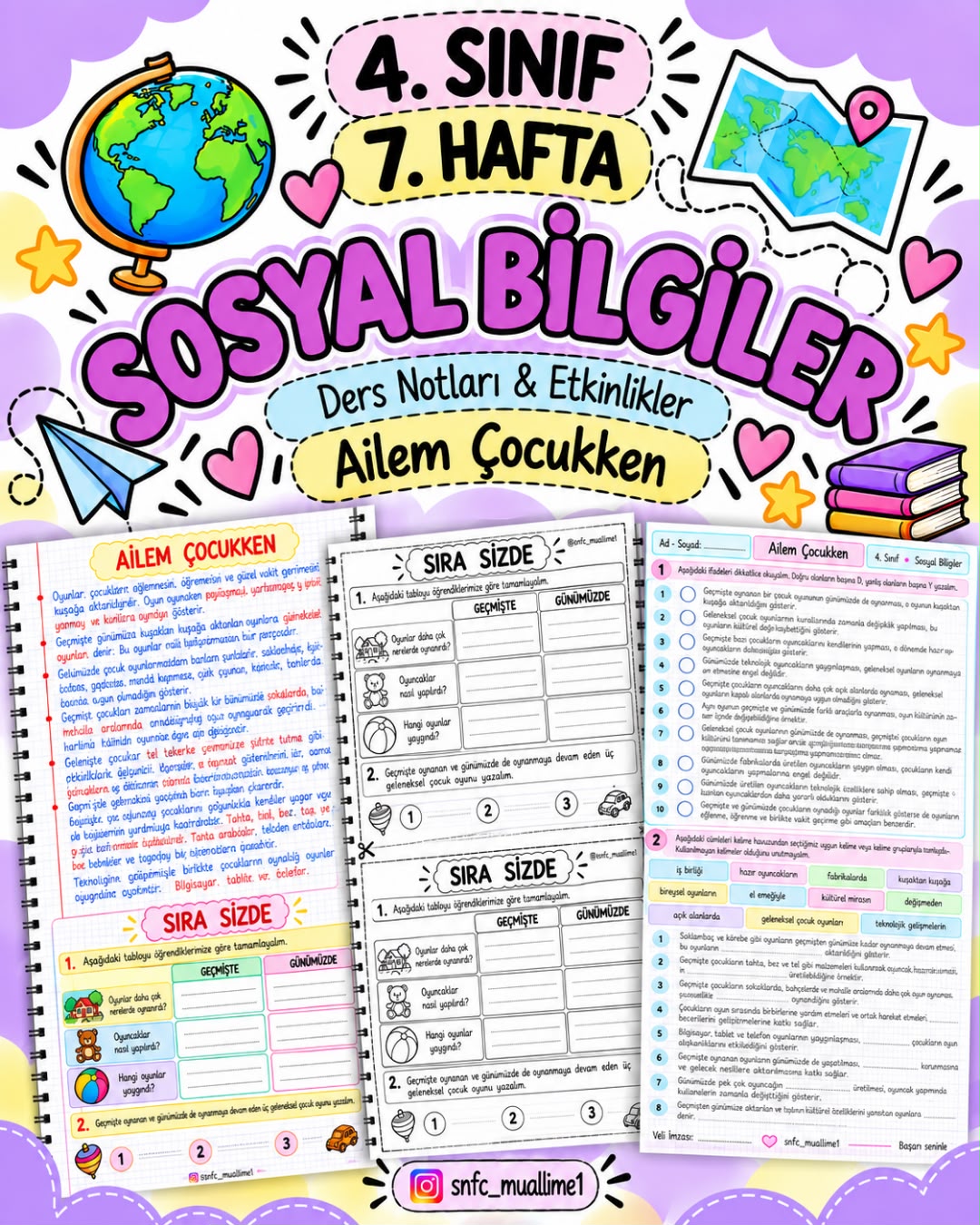 Ailem Çocukken Konu Özeti ve Etkinlikler