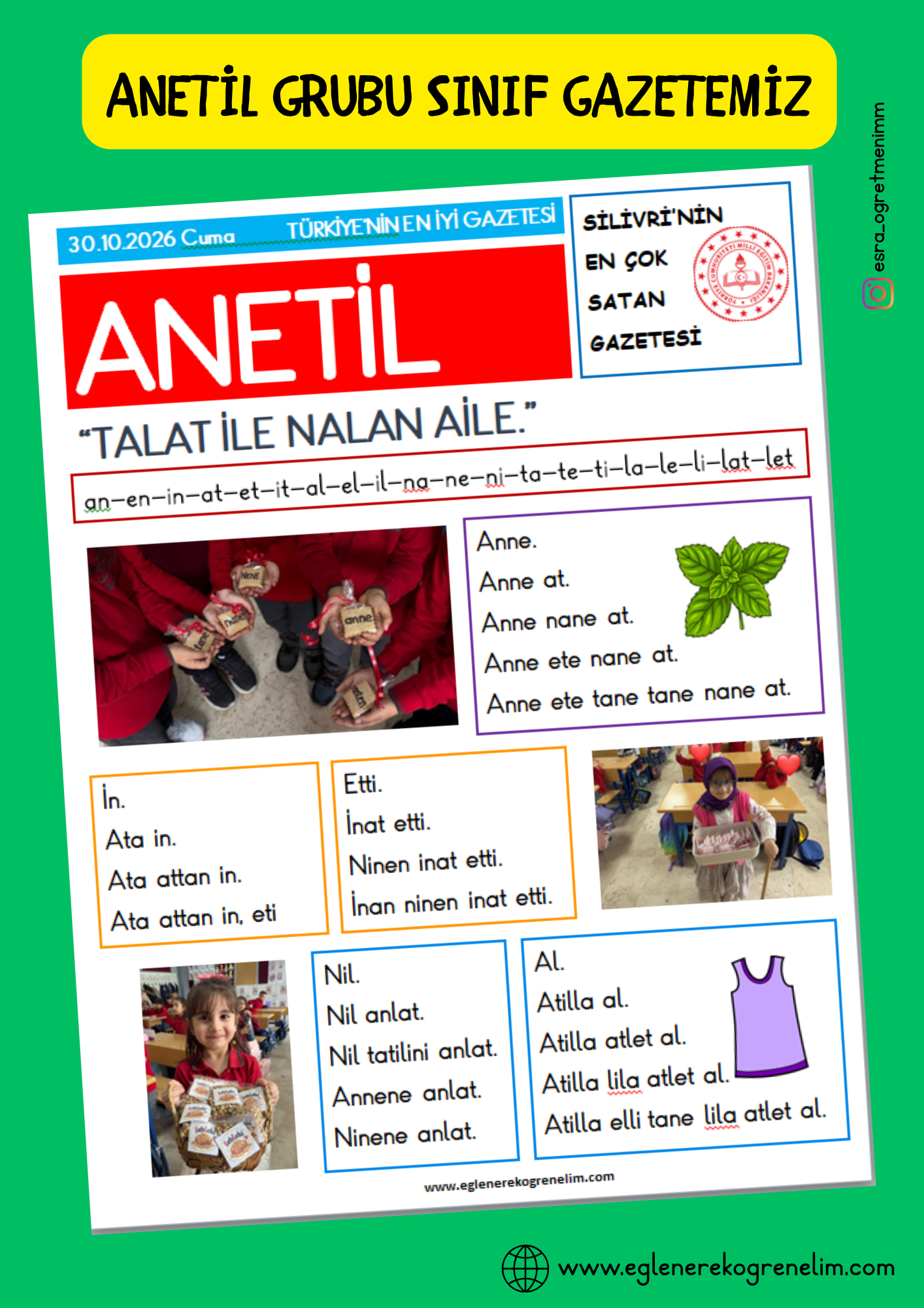 Anetil Gazetesi 1.Grup