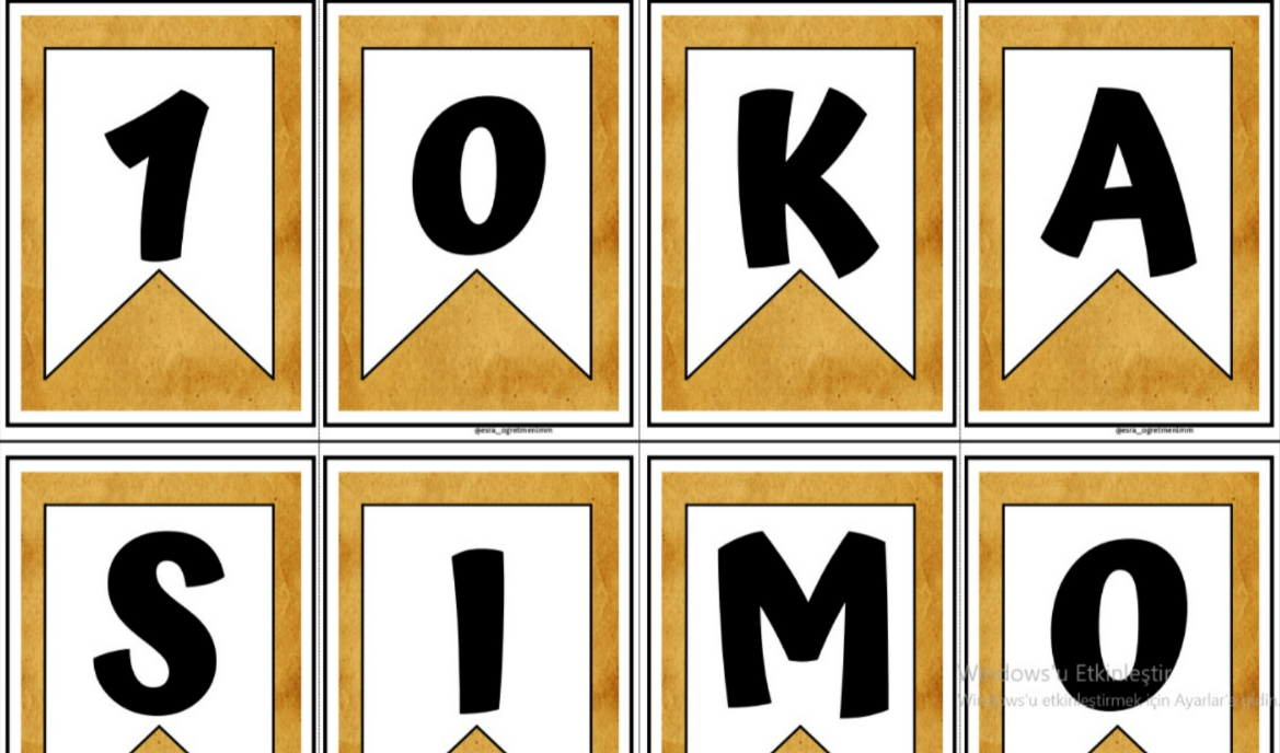 10 Kasım Yazısı Flama