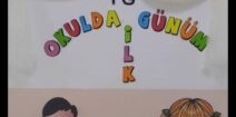 Okulda İlk Günüm Harfleri Renksiz