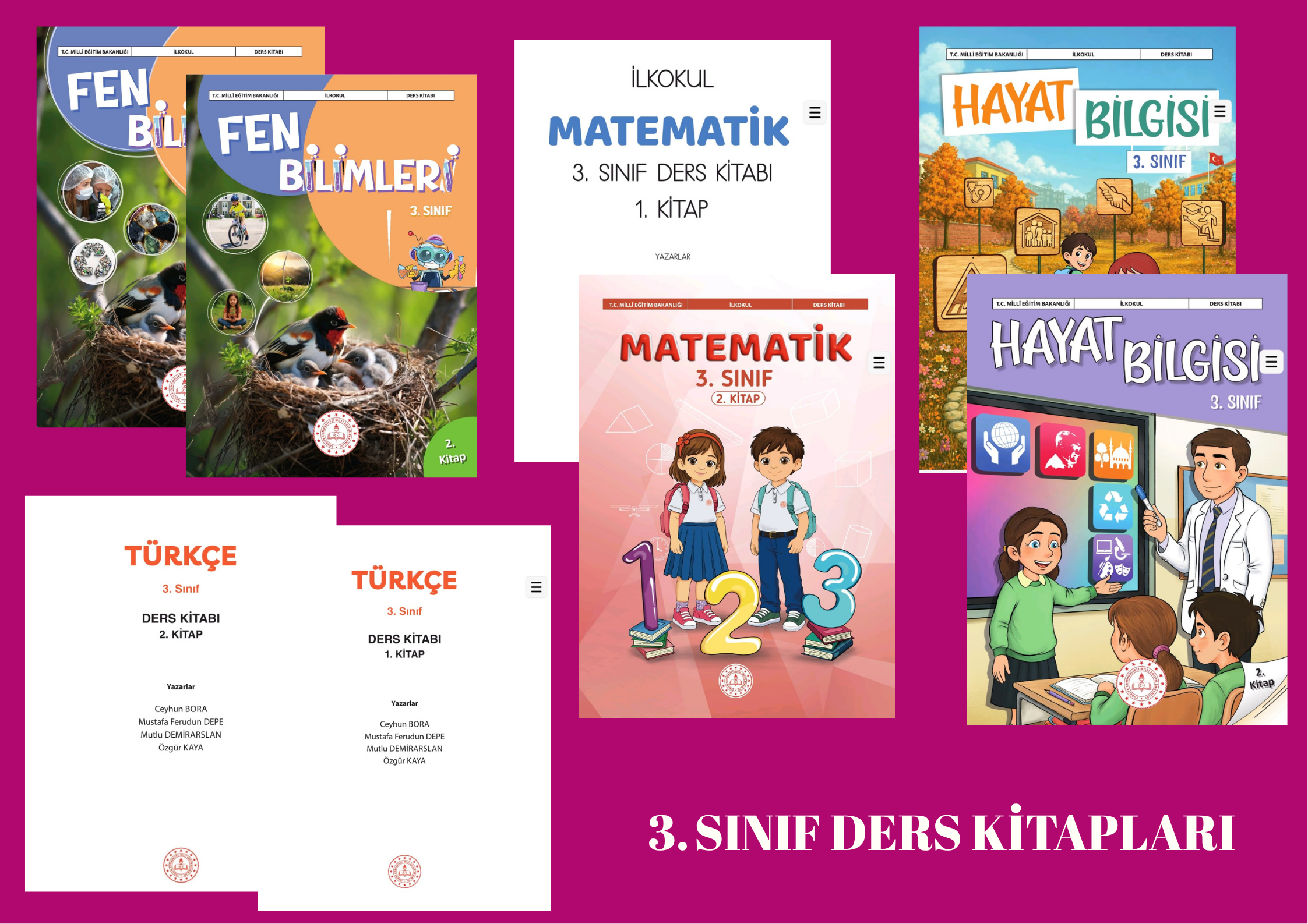3. Sınıf Ders Kitapları