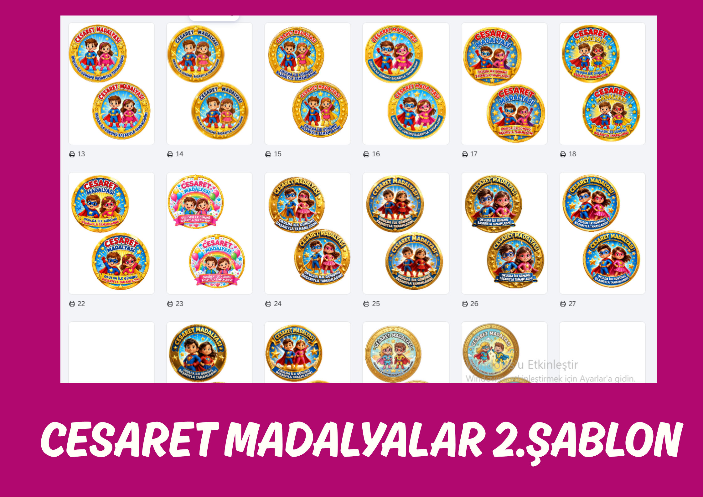 Cesaret Madalyası  2