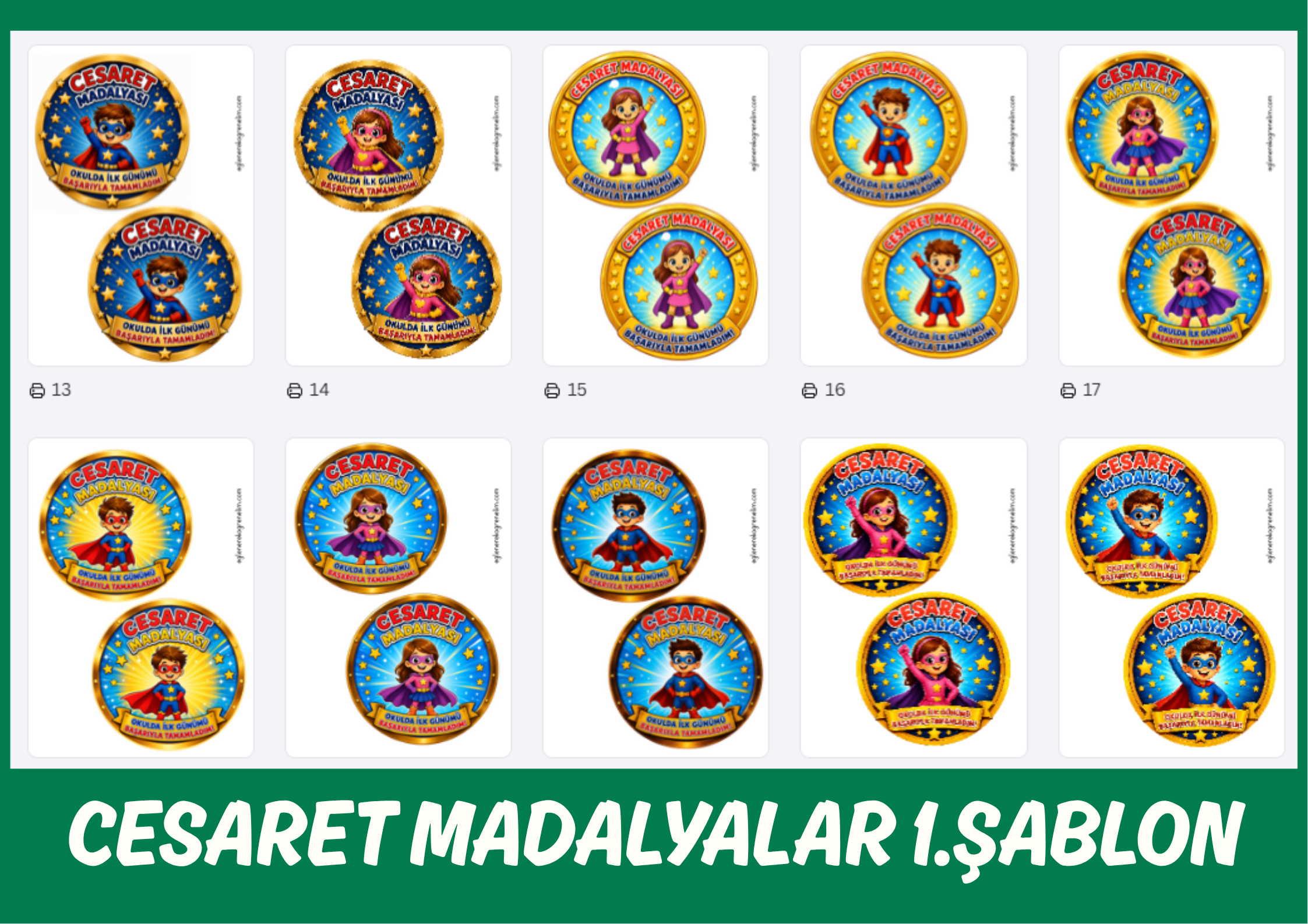 Cesaret Madalyası  1