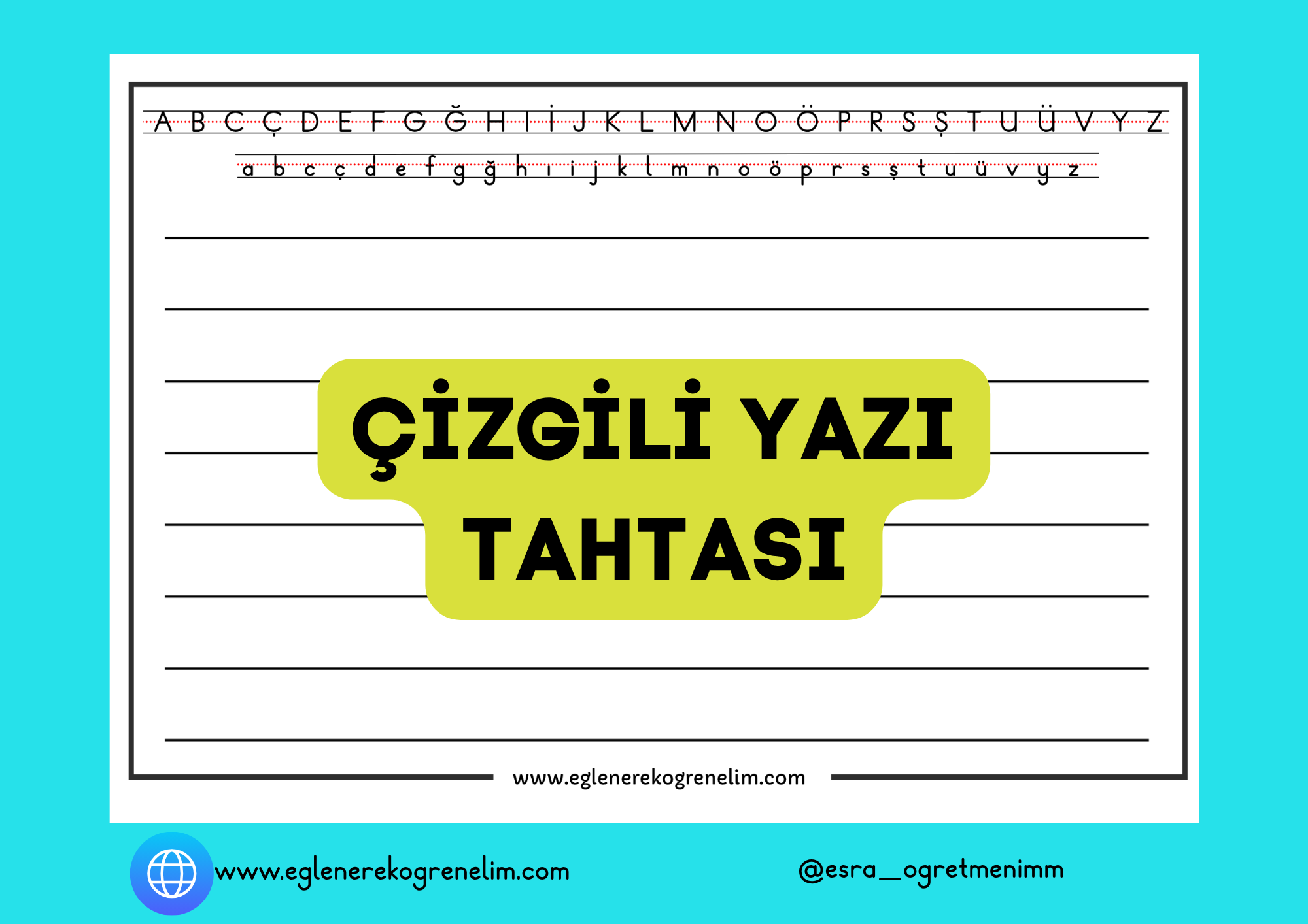 Çizgili Yazı Tahtası