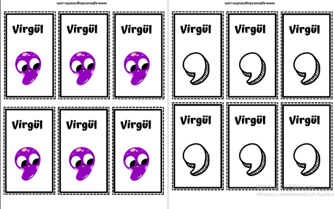 Virgül Defter Çalışması 1
