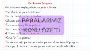 paralarimiz-konu-ozeti