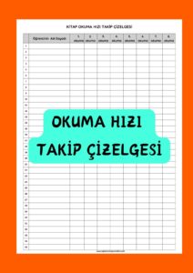 okuma-hizi-takip-cizelgesi