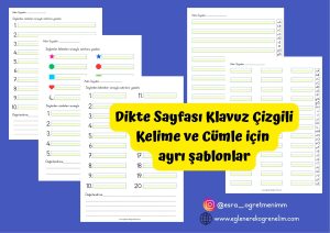 dikte-sayfasi-klavuz-cizgili