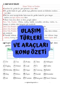 ulasim-turleri-ve-araclari-konu-ozeti