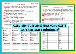 1-sinif-ozel-isim-tur-isim-konu-anlatimi-ve-etkinlikler