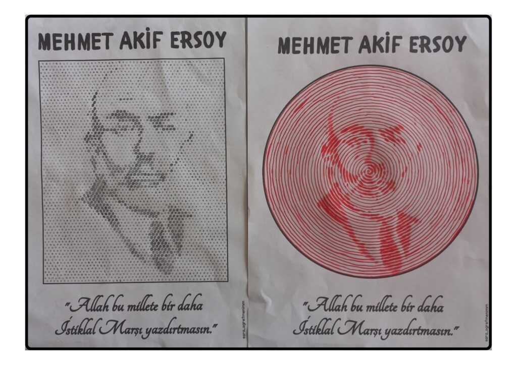 Mehmet Akif Ersoy Etkinliği Nokta ve Çizgilerle