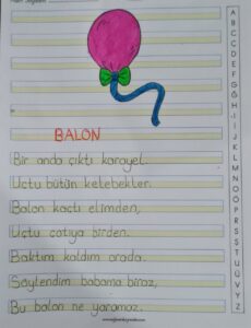 b-sesi-balon-metni-defter-calismasi