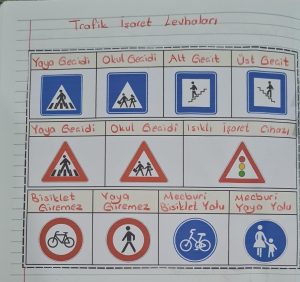 trafik-isaretleri-defter-calismasi