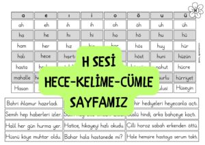 h-sesi-hece-kelime-cumle-tablosu