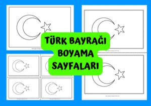 turk-bayragi-boyama-sayfalari