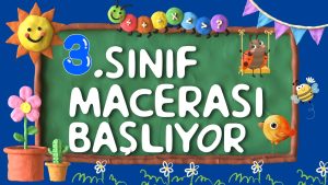 3-sinif-macerasi-basliyor-yazi-tahtali-dijital-pano