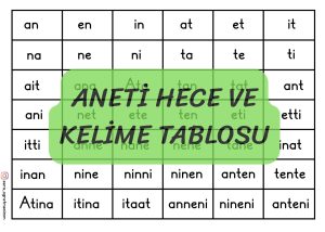 aneti-hece-ve-kelime-tablosu